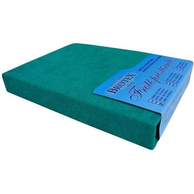 Brotex Froté prostěradlo 80 × 200 cm, tmavě zelené Brotex Froté prostěradlo 80 × 200 cm, tmavě zelené