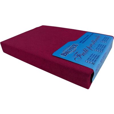 Brotex Froté prostěradlo 160 × 200 cm, vínové Brotex Froté prostěradlo 160 × 200 cm, vínové