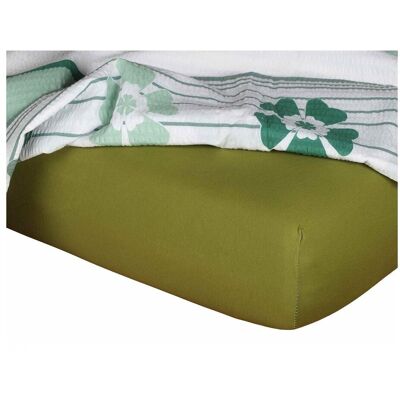 DADKA VRACOV Jersey prostěradlo oliva, rozměr 90 × 200 × 20 cm DADKA VRACOV Jersey prostěradlo oliva, rozměr 90 × 200 × 20 cm