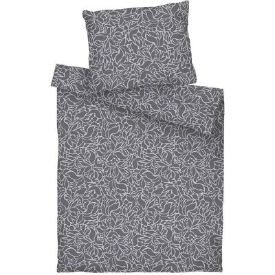 DADKA bavlněné povlečení Sorat tmavě šedý 140 × 200, 70 × 90 cm DADKA bavlněné povlečení Sorat tmavě šedý 140 × 200, 70 × 90 cm