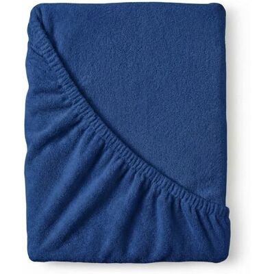 Kvalitex Froté prostěradlo tmavě modré 220 × 200 cm Kvalitex Froté prostěradlo tmavě modré 220 × 200 cm