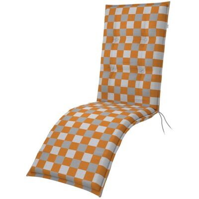 DOPPLER - LIVING 4902 - Oranžová/Bílá/Šedá - Venkovní polštář na lehátko DOPPLER - LIVING 4902 - Oranžová/Bílá/Šedá - Venkovní polštář na lehátko