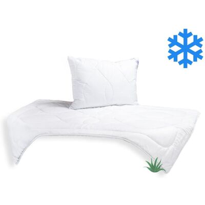 Brotex Zimní Set, přikrývka Aloe Vera 140 × 200 cm 1300 g + Polštář Unico AloeVera 70 × 90 cm 900 g Brotex Zimní Set, přikrývka Aloe Vera 140 × 200 cm 1300 g + Polštář Unico AloeVera 70 × 90 cm 900 g