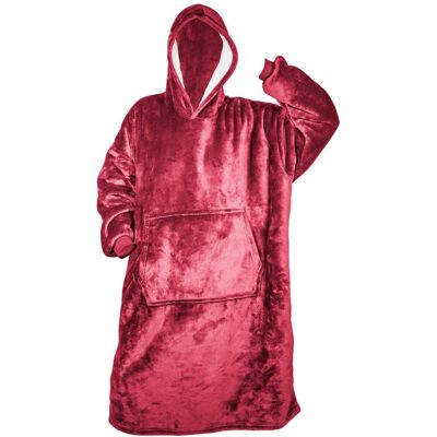 HomeLife Televizní mikina s kapucí HOODIE, S - XXL bordó HomeLife Televizní mikina s kapucí HOODIE, S - XXL bordó