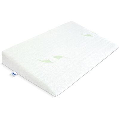 Sensillo Polštář klín do postýlky Luxe Aloe Vera, 38 × 60 cm Sensillo Polštář klín do postýlky Luxe Aloe Vera, 38 × 60 cm