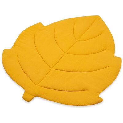 New Baby Mušelínová podložka Leaf mustard New Baby Mušelínová podložka Leaf mustard