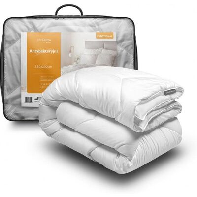 John Cotton Prošívaná celoroční přikrývka pro alergiky ANTIBACTERIAL 200x220 cm mikrovlákno John Cotton Prošívaná celoroční přikrývka pro alergiky ANTIBACTERIAL 200x220 cm mikrovlákno