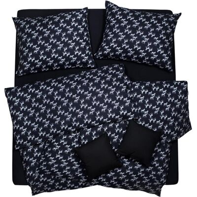 SCANquilt povlečení KLASIK DESIGN wild zebra černobílá 140 × 200/70 × 90 cm SCANquilt povlečení KLASIK DESIGN wild zebra černobílá 140 × 200/70 × 90 cm