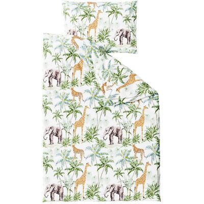 TEXTILOMANIE Bavlněné povlečení AFRICA bílé 70 × 90 cm / 140 × 200 cm TEXTILOMANIE Bavlněné povlečení AFRICA bílé 70 × 90 cm / 140 × 200 cm