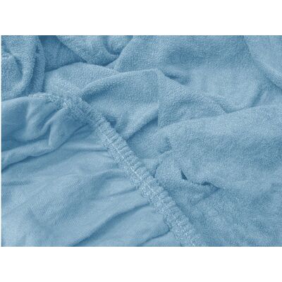 TEXTILOMANIE Froté prostěradlo Exclusive světle modré 180 × 200 cm TEXTILOMANIE Froté prostěradlo Exclusive světle modré 180 × 200 cm