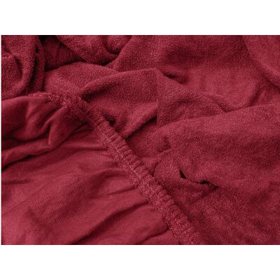 TEXTILOMANIE Froté prostěradlo Exclusive vínové 180 × 200 cm TEXTILOMANIE Froté prostěradlo Exclusive vínové 180 × 200 cm