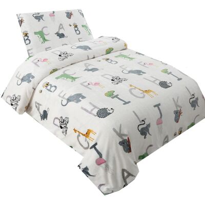Jahu Povlečení mikrovlákno 140 × 200 + 70 × 90 cm – Písmenka abeceda Jahu Povlečení mikrovlákno 140 × 200 + 70 × 90 cm – Písmenka abeceda