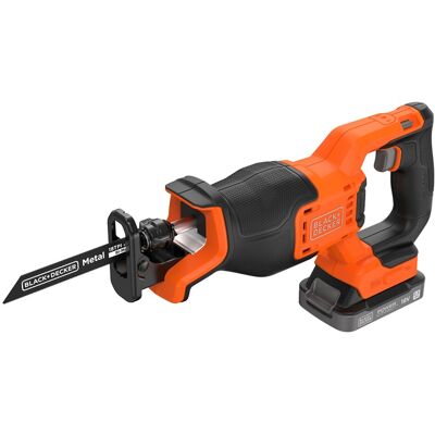 Black & Decker Přímočará pila AKU 18V, 3× pilové listy BLCR78E1-QW (1x2,5 Ah) Black & Decker Přímočará pila AKU 18V, 3× pilové listy BLCR78E1-QW (1x2,5 Ah)