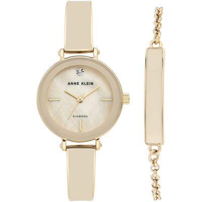 Anne Klein dárková sada hodinek a náramku AK/3620CRST Anne Klein dárková sada hodinek a náramku AK/3620CRST