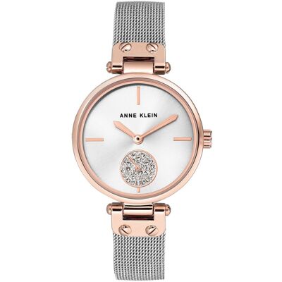 Anne Klein dámské hodinky kulaté AK/3001SVRT Anne Klein dámské hodinky kulaté AK/3001SVRT
