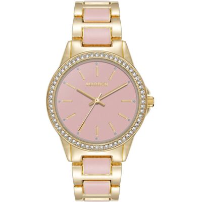 Steve Madden Dámské hodinky kulaté SM/8108LPGPM Steve Madden Dámské hodinky kulaté SM/8108LPGPM