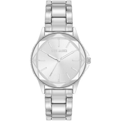 Steve Madden Dámské hodinky kulaté SM/8155SVSV Steve Madden Dámské hodinky kulaté SM/8155SVSV