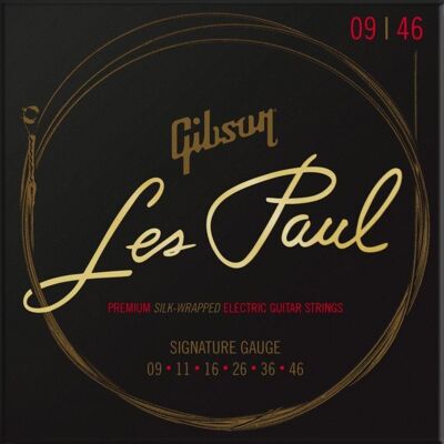 Gibson SEG-LES Les Paul Premium Electric Guitar Strings 9-46 Signature Gibson SEG-LES Les Paul Premium Electric Guitar Strings 9-46 Signature