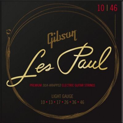 Gibson SEG-LES10 Les Paul Premium Electric Guitar Strings 10-46 Light Gibson SEG-LES10 Les Paul Premium Electric Guitar Strings 10-46 Light
