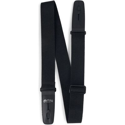 Martin Strap Cotton Black Lockit Martin Strap Cotton Black Lockit