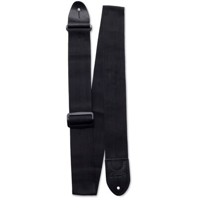 Martin Strap Nylon w Leather Ends Black Martin Strap Nylon w Leather Ends Black