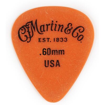 Martin Pick Pack351 Delrin 60mm Orange Martin Pick Pack351 Delrin 60mm Orange