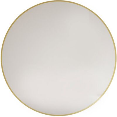 SCENA LIVING Kulaté nástěnné zrcadlo Mira, průměr 80 cm zlaté SCENA LIVING Kulaté nástěnné zrcadlo Mira, průměr 80 cm zlaté