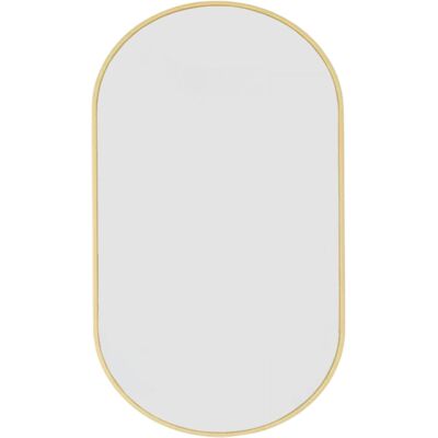 ModernHome 15419 Oválné nástěnné zrcadlo 100 × 50 cm, zlatý rám ModernHome 15419 Oválné nástěnné zrcadlo 100 × 50 cm, zlatý rám