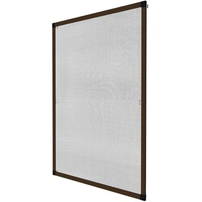 tectake Síť proti hmyzu okenní 100 × 120 cm hnědá tectake Síť proti hmyzu okenní 100 × 120 cm hnědá