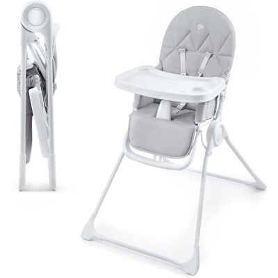 KINDERKRAFT Židlička jídelní Binci Light Grey KINDERKRAFT Židlička jídelní Binci Light Grey