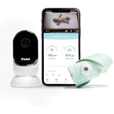Owlet Monitor Duo: Smart Sock 3 a Cam 2 - Mátová Owlet Monitor Duo: Smart Sock 3 a Cam 2 - Mátová
