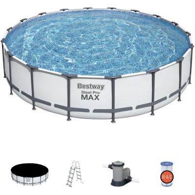 BESTWAY Bazén s konstrukcí STEEL PRO MAX POOL včetně příslušenství 5,49 x 1,22m - 56462 BESTWAY Bazén s konstrukcí STEEL PRO MAX POOL včetně příslušenství 5,49 x 1,22m - 56462