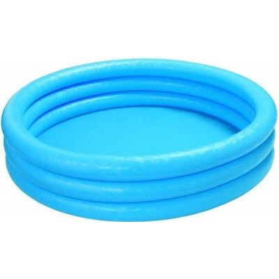 Modrý bazén Intex 147x33cm - Nafukovací bazén s 3 kruhy Modrý bazén Intex 147x33cm - Nafukovací bazén s 3 kruhy