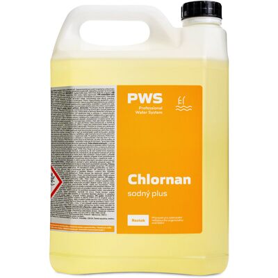 PWS - Profesional Water System PWS Chlornan sodný, stabilizovaný 5 l PWS - Profesional Water System PWS Chlornan sodný, stabilizovaný 5 l