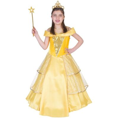 Funny Fashion Dětský kostým Princezna Běla 140 Funny Fashion Dětský kostým Princezna Běla 140