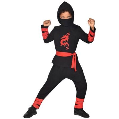 Amscan Dětský kostým Ninja bojovník vel. 10 12 let Amscan Dětský kostým Ninja bojovník vel. 10 12 let