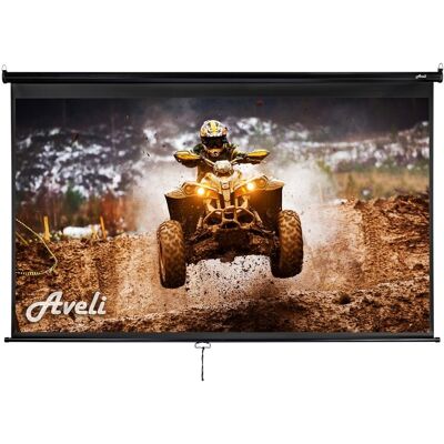 AVELI, roleta, 92", (16:9), černý tubus AVELI, roleta, 92", (16:9), černý tubus