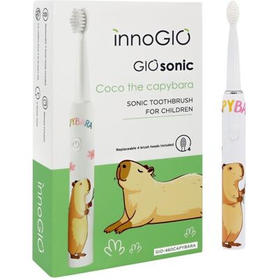 innoGIO Elektronický sonický zubní kartáček GIOSonic Capybara innoGIO Elektronický sonický zubní kartáček GIOSonic Capybara