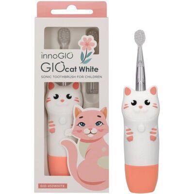 innoGIO Elektronický sonický zubní kartáček GIOcat White innoGIO Elektronický sonický zubní kartáček GIOcat White