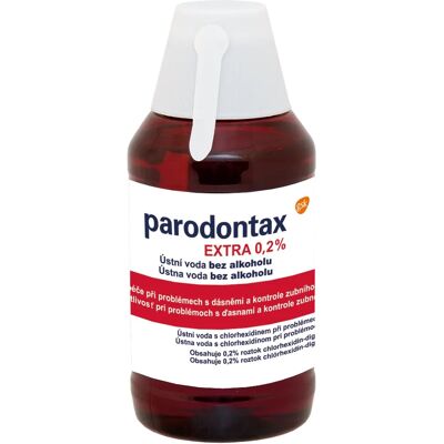 Parodontax Extra 0,2% Ústní voda - Zdravé dásně, Čistý dech Parodontax Extra 0,2% Ústní voda - Zdravé dásně, Čistý dech