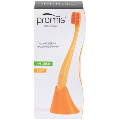 PROMIS Set kartáčku se stojanem, oranžový PROMIS Set kartáčku se stojanem, oranžový