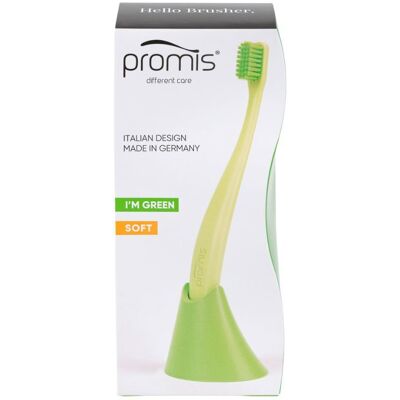 PROMIS Set kartáčku se stojanem, žlutý PROMIS Set kartáčku se stojanem, žlutý