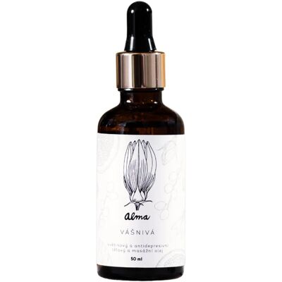 Alma Vášnivá Smyslný masážní, tělový a pleťový olej 50 ml Alma Vášnivá Smyslný masážní, tělový a pleťový olej 50 ml