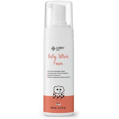 Lobey Baby Care Foam - Jemný dětský sprchový gel 150ml Lobey Baby Care Foam - Jemný dětský sprchový gel 150ml
