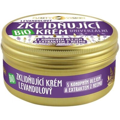 Purity Vision Uklidňující levandulový krém univerzální BIO - Obličej a Tělo Purity Vision Uklidňující levandulový krém univerzální BIO - Obličej a Tělo