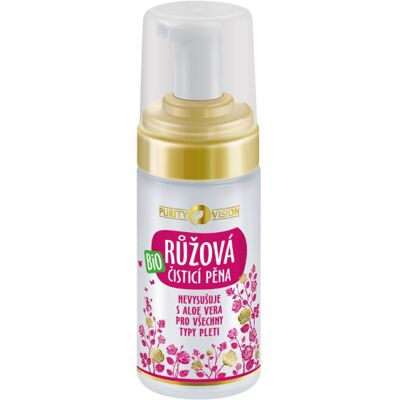 PURITY VISION Bio růžová čisticí pěna 90 ml PURITY VISION Bio růžová čisticí pěna 90 ml
