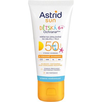 ASTRID SUN Dětský krém na opalování SPF 50 75 ml ASTRID SUN Dětský krém na opalování SPF 50 75 ml
