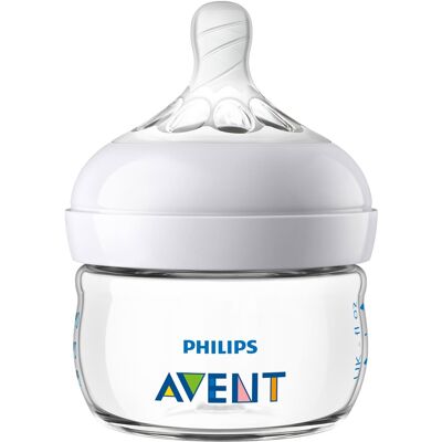 Philips AVENT SCF039/17 Láhev Natural 60 ml, 0 m, první průtok Philips AVENT SCF039/17 Láhev Natural 60 ml, 0 m, první průtok