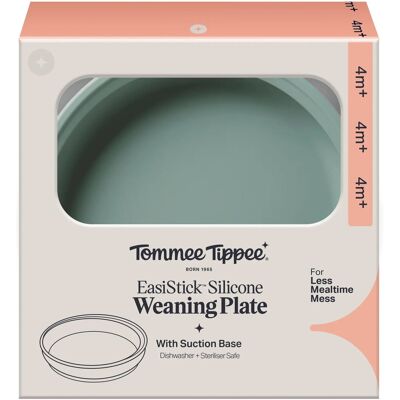 Tommee Tippee silikonové nádobí s přísavkou, zelený Tommee Tippee silikonové nádobí s přísavkou, zelený