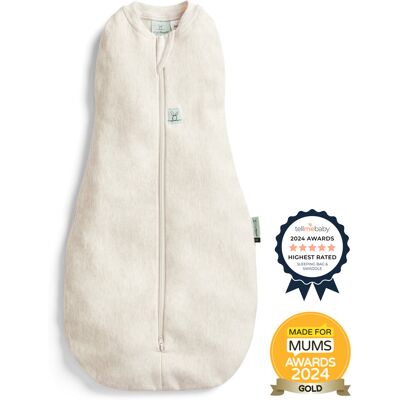 ERGOPOUCH Zavinovačka a pytel na spaní 2v1 Cocoon Oatmeal Marle 0-3 m, 3-6 kg, 0,2 tog ERGOPOUCH Zavinovačka a pytel na spaní 2v1 Cocoon Oatmeal Marle 0-3 m, 3-6 kg, 0,2 tog